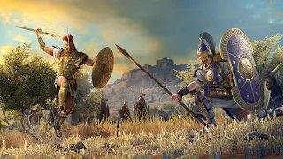 Paris & Hector Vs Achilles & Patroclus - Total War Troy: Hero Battles