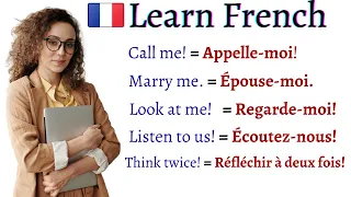 COMMON FRENCH Sentences, Phrases, Words and Pronunciation  EVERY LEARNER MUST KNOW | Learn French