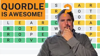 Let’s Play Quordle! [4 Wordles at Once!]