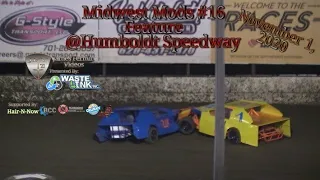 Midwest Mods #16, Feature, Humboldt Speedway, 11/1/20
