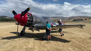 Yak-3 Reno racer Steadfast engine run