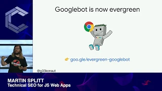 Martin Splitt | Technical SEO for JS Web Apps | ComponentsConf 2019