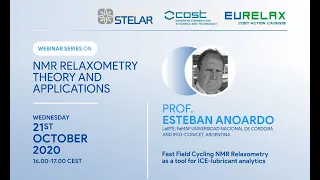 "Fast field-cycling NMR relaxometry as a tool for ICE-lubricant analytics" by Prof. Esteban Anoardo