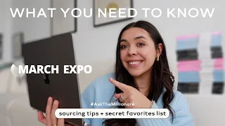 Sourcing Secrets on Alibaba.com | my favorites & tips for March Expo 2023 #AskTheMillionaire