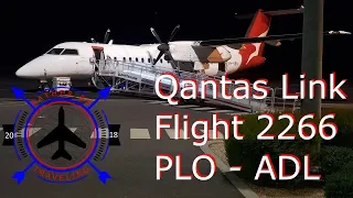 TRIP REPORT | Qantas Link FL# 2266 | Dash 8 Q300 | Port Lincoln, SA - Adelaide, SA | Full Flight