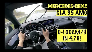 2020 Mercedes CLA 35 AMG Coupe 2.0 306HP | POV TEST DRIVE | 0-100 ACCELERATION