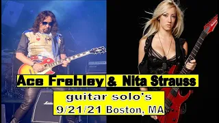 Ace Frehley's and Nita Strauss' guitar solos -9/21/21 Boston, MA