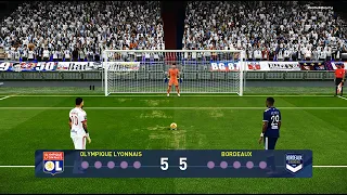 PES 2021 | LYON vs BORDEAUX | Penalty Shootout | Ligue 1 Gameplay