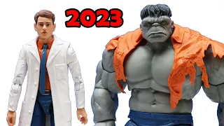 60 Years Of Hulk Collectibles - Hulk 2023 - Marvel Legends Series Gray Hulk And Dr. Bruce Banner