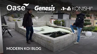 Modern Koi Blog #5900 - Eine etwas verbaute 35.000 Liter Neuanalge