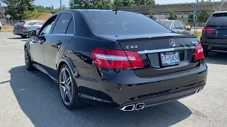 2010 Mercedes-Benz E63 AMG Startup + Revs (Fully Stock Exhaust)