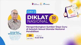 Hari 2 : Diklat Mengembangkan Sumber Daya Guru di Sekolah Sesuai Standar Nasional Pendidikan