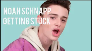 Noah Schnapp getting stuck for 3 minuts straight!