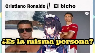 Hina reacciona al bicho y Cristiano Ronaldo XD