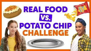 Real Food vs. Potato Chip Challenge with Isaiah & Liv from The KIDZ BOP Kids