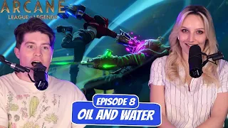 Vi and Jayce TEAMUP?! | Arcane Fiancé Reaction | Ep 8 "Oil and Water”