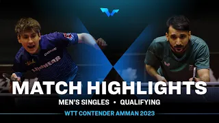 Andreas Levenko vs Ali Alkhadrawi | MS Qual | WTT Contender Amman 2023