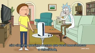 Rick and Morty comercial PS5 legendado