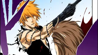 Ichigo against Aizen (Manga). [SFX]