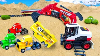 Mega RC Trucks RC Heavy Haulage RC Car Transport RC Traktor Volvo Lesu BL71 RC Wheel Loader Dozer!!