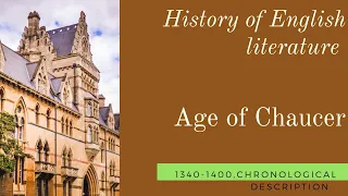 Age Of Chaucer#History Of English literature #Geoffrey Chaucer #The Canterbury tales