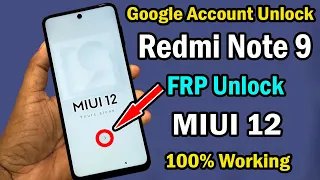 Redmi Note 9 FRP Bypass/Redmi Note 9 Google Account Unlock/FRP Unlock Note 9 MIUI 12 Without PC |