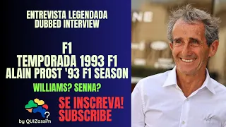Alain Prost fala sobre 1993, Williams, Senna, suspensão ativa... Novas informações sobre a temporada