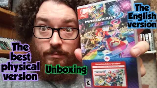 Mario kart 8 Deluxe + Booster course pass english version nintendo switch unboxing. Best copy