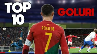 TOP 10 Cele mai FRUMOASE GOLURI marcate de RONALDO