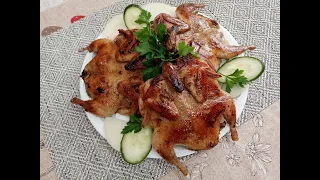 ЖАРЕНЫЕ ПЕРЕПЕЛА! Сочные, нежные с хрустящей корочкой!/fried quail! Juicy and very tender!