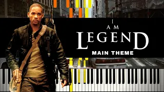 I Am Legend (Main Theme) - Piano Tutorial