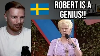 Reaction To Robert Gustafsson - Berit på Skansen (Swedish Comedy)