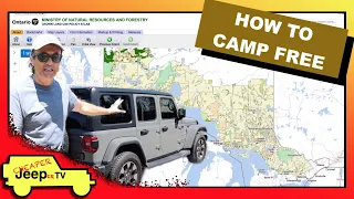 How to Find Crown Land to Camp for Free