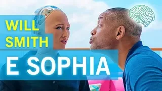 Will Smith conversa com robô Sophia