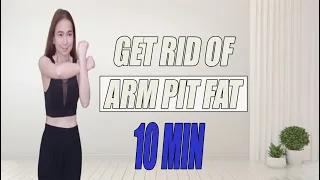 ARMPIT & BACK  FAT WORKOUT [10 min] -No Equipment at Home!