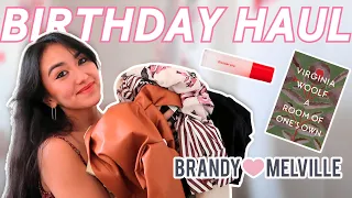 what i got for my 22nd birthday (sephora + brandy melville)