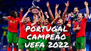 UEFA FUTSAL EURO 2022 - PORTUGAL 4 X 2 RÚSSIA - FINAL