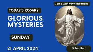 HOLY ROSARY FOR SUNDAY 🙏Today’s rosary April 21, 2024| -Daily Virtual Rosary Glorious Mysteries