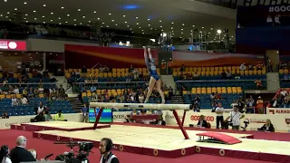 Irina Alekseeva (RUS) Balance Beam Team Final 2018 Doha World Championships