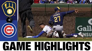 Brewers vs. Cubs Game Highlights (4/10/22) | MLB Highlights