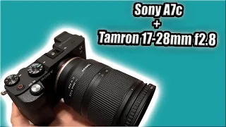 sony a7c w/ tamron 17-28mm f2.8 [unboxing]