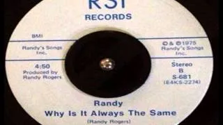 RANDY ROGERS why is it always the same (magic loner psych folk)