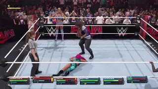 WWE 2K24 RAW ANTES DE WRESTLEMINIA 40 - ASUKA,BECKI,NIA VS KAIRI,CHARLOTTE,EVA