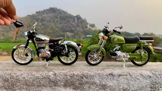 Unboxing Scale 1:12 Model Royal Enfield Classic 350 | Honda Jialing JH70 | KTM RC 390 | Diecast |