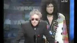 Roger Taylor & Brian May MTV awards USA and GnR