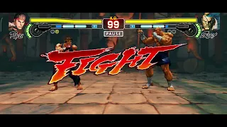 Street Fhigter IV CE. Ryu vs Sagat