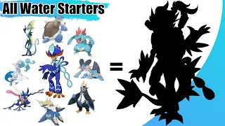 All Water Starters Pokémon Fusion Gen 1 to Gen 9 | Pokémon Scarlet and Pokémon Violet | Max S