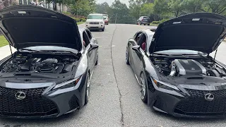 2022 Lexus IS 500 F SPORT Performance vs my 2021 Lexus IS 350 F SPORT | Side by Side