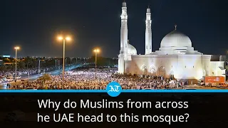 Why do Muslims from across the UAE head to this mosque?