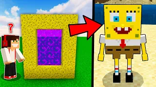 JAK ZROBIĆ PORTAL DO ŚWIATA SPONGEBOBA W MINECRAFT?! GPLAY